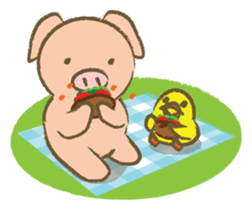 Bukke the piglet sticker #583169