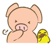 Bukke the piglet sticker #583175