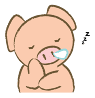 Bukke the piglet sticker #583189
