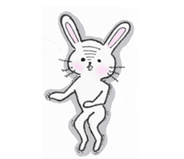 overbite Rabbit sticker #584395