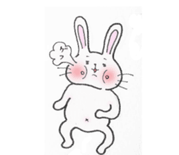 overbite Rabbit sticker #584396