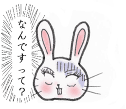 overbite Rabbit sticker #584404