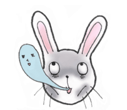 overbite Rabbit sticker #584406