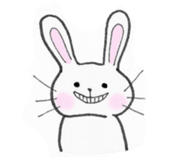 overbite Rabbit sticker #584407