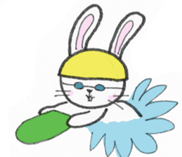 overbite Rabbit sticker #584413