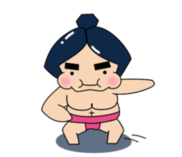 sumo warrior sticker #584794