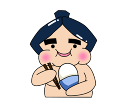 sumo warrior sticker #584795