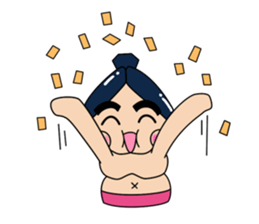 sumo warrior sticker #584810