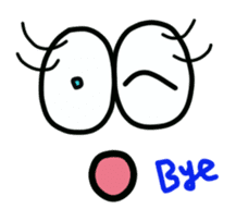 Eyes tell the feelings sticker #585532