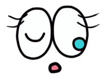 Eyes tell the feelings sticker #585535