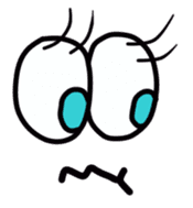 Eyes tell the feelings sticker #585542
