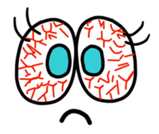 Eyes tell the feelings sticker #585548
