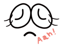 Eyes tell the feelings sticker #585549