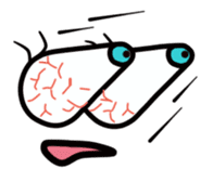 Eyes tell the feelings sticker #585551