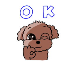 Playful dog sticker #586028