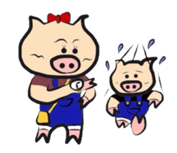 Couple of the pig sticker #586117
