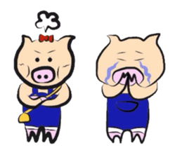 Couple of the pig sticker #586120