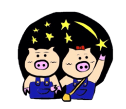 Couple of the pig sticker #586121