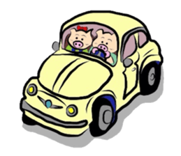 Couple of the pig sticker #586135