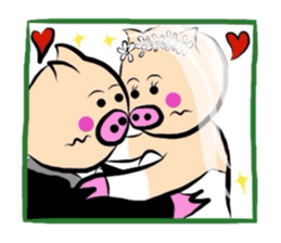 Couple of the pig sticker #586138
