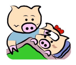 Couple of the pig sticker #586147