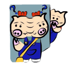 Couple of the pig sticker #586148