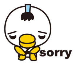 samurai bird sticker #586196