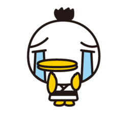 samurai bird sticker #586197