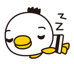 samurai bird sticker #586199