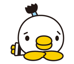 samurai bird sticker #586210