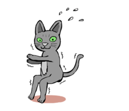 Russian Blue SHIRO sticker #586404