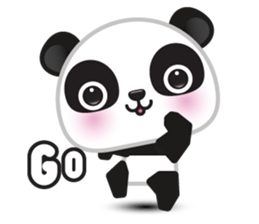 Go-Go Panda sticker #586674