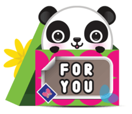 Go-Go Panda sticker #586681