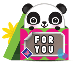 Go-Go Panda sticker #586681