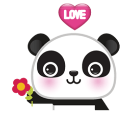 Go-Go Panda sticker #586693