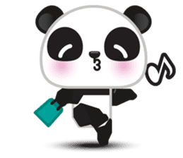 Go-Go Panda sticker #586703