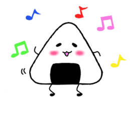 The nigichan of a rice ball sticker #586796