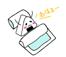 The nigichan of a rice ball sticker #586800