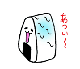 The nigichan of a rice ball sticker #586809
