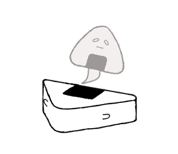 The nigichan of a rice ball sticker #586815
