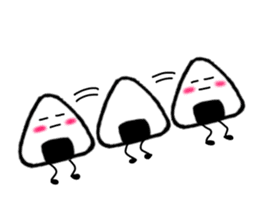 The nigichan of a rice ball sticker #586819