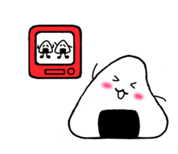 The nigichan of a rice ball sticker #586821