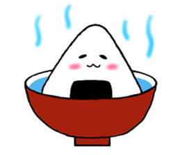 The nigichan of a rice ball sticker #586822