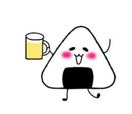 The nigichan of a rice ball sticker #586827