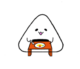 The nigichan of a rice ball sticker #586828