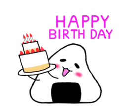 The nigichan of a rice ball sticker #586833