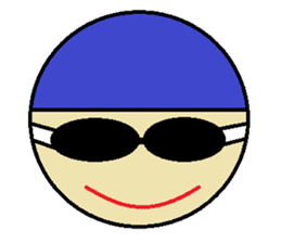 Let's Go ! Swimming man !! sticker #587670
