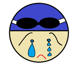 Let's Go ! Swimming man !! sticker #587672