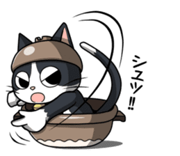 Earthenware Cat Pot"DONYABEE" sticker #587711