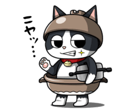 Earthenware Cat Pot"DONYABEE" sticker #587712